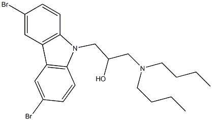 1-(3,6-dibromo-9H-carbazol-9-yl)-3-(dibutylamino)propan-2-ol