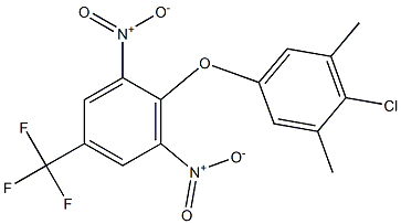 2-(4-chloro-3,5-dimethylphenoxy)-1,3-dinitro-5-(trifluoromethyl)benzene