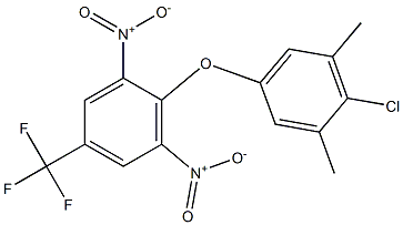  2-(4-chloro-3,5-dimethylphenoxy)-1,3-dinitro-5-(trifluoromethyl)benzene