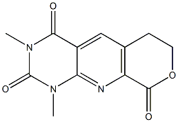 1,3-dimethyl-6,7-dihydro-1H-pyrano[4',3':5,6]pyrido[2,3-d]pyrimidine-2,4,9(3H)-trione Structure