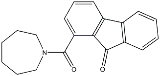 1-(azepan-1-ylcarbonyl)-9H-fluoren-9-one Struktur