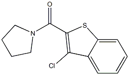 (3-chloro-1-benzothiophen-2-yl)(1-pyrrolidinyl)methanone