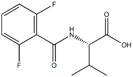 (2S)-2-[(2,6-difluorobenzoyl)amino]-3-methylbutanoic acid