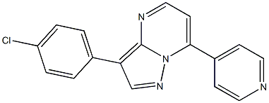  3-(4-chlorophenyl)-7-(4-pyridinyl)pyrazolo[1,5-a]pyrimidine