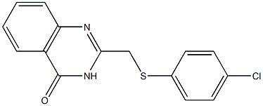 2-{[(4-chlorophenyl)sulfanyl]methyl}-4(3H)-quinazolinone|