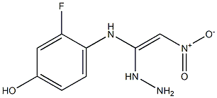  3-fluoro-4-[(1-hydrazino-2-nitrovinyl)amino]benzenol