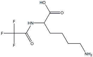 6-amino-2-[(2,2,2-trifluoroacetyl)amino]hexanoic acid,,结构式