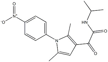 2-[2,5-dimethyl-1-(4-nitrophenyl)-1H-pyrrol-3-yl]-N-isopropyl-2-oxoacetamide