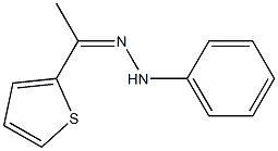 1-(2-thienyl)-1-ethanone N-phenylhydrazone Structure