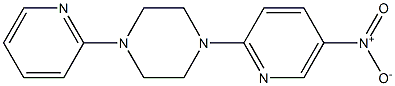 1-(5-nitro-2-pyridinyl)-4-(2-pyridinyl)piperazine Structure