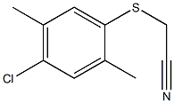 2-[(4-chloro-2,5-dimethylphenyl)thio]acetonitrile Struktur