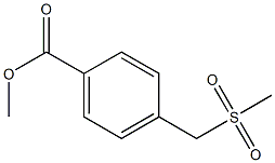 methyl 4-[(methylsulfonyl)methyl]benzoate Structure