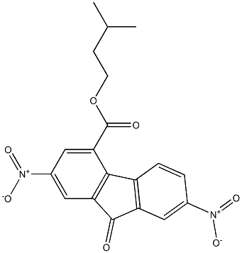 isopentyl 2,7-dinitro-9-oxo-9H-fluorene-4-carboxylate