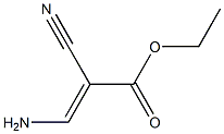 ethyl 3-amino-2-cyanoacrylate 结构式