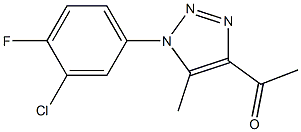 1-[1-(3-chloro-4-fluorophenyl)-5-methyl-1H-1,2,3-triazol-4-yl]ethan-1-one
