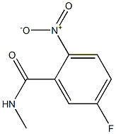 5-fluoro-N-methyl-2-nitrobenzamide 化学構造式