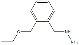 (2-(ethoxymethyl)benzyl)hydrazine Structure