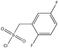 (2,5-difluorophenyl)methanesulfonyl chloride 结构式