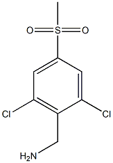 (2,6-dichloro-4-(methylsulfonyl)phenyl)methanamine