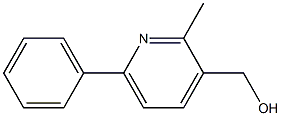 (2-methyl-6-phenylpyridin-3-yl)methanol Struktur