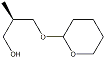 (2R)-2-methyl-3-(tetrahydro-2H-pyran-2-yloxy)propan-1-ol 结构式