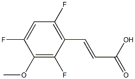 (E)-3-(2,4,6-trifluoro-3-methoxyphenyl)acrylic acid