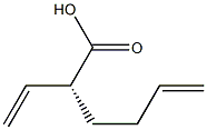 (R)-2-vinylhex-5-enoic acid Struktur