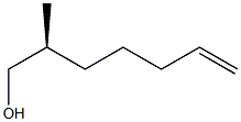 (S)-2-methylhept-6-en-1-ol 化学構造式