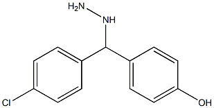 1-((4-chlorophenyl)(4-hydroxyphenyl)methyl)hydrazine|