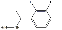 1-(1-(2,3-difluoro-4-methylphenyl)ethyl)hydrazine Structure