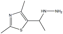  1-(1-(2,4-dimethylthiazol-5-yl)ethyl)hydrazine