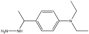 1-(1-(4-diethylaminophenyl)ethyl)hydrazine Structure