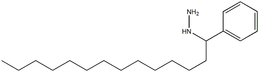 1-(1-phenyltetradecyl)hydrazine,,结构式