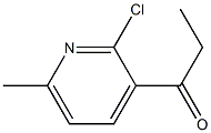 1-(2-chloro-6-methylpyridin-3-yl)propan-1-one Structure