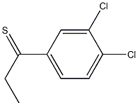 1-(3,4-dichlorophenyl)propane-1-thione Structure