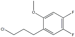 1-(3-chloropropyl)-4,5-difluoro-2-methoxybenzene 结构式