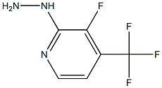 1-(3-fluoro-4-(trifluoromethyl)pyridin-2-yl)hydrazine Structure