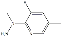 1-(3-fluoro-5-methylpyridin-2-yl)-1-methylhydrazine Structure