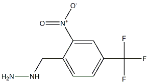 1-(4-(trifluoromethyl)-2-nitrobenzyl)hydrazine Structure