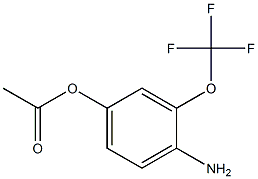 1-(4-Amino-3-trifluoromethoxy-phenyl)-acetic acid 化学構造式