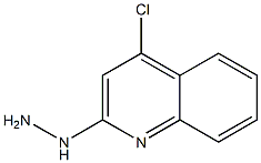 1-(4-chloroquinolin-2-yl)hydrazine Structure