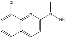 1-(8-chloroquinolin-2-yl)-1-methylhydrazine,,结构式