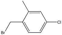 1-(bromomethyl)-4-chloro-2-methylbenzene,,结构式