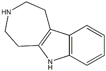 1,2,3,4,5,6-hexahydroazepino[4,5-b]indole 结构式