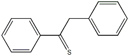 1,2-diphenylethanethione 结构式