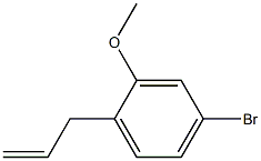 1-allyl-4-bromo-2-methoxybenzene 化学構造式
