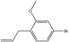 1-allyl-4-bromo-2-methoxybenzene,,结构式