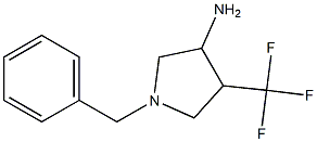 1-Benzyl-4-trifluoromethyl-pyrrolidin-3-ylamine