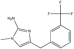1-methyl-4-(3-trifluoromethylbenzyl)-1H-imidazol-2-amine|