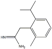 2-(2-isopropyl-6-methylphenyl)acetamidine 结构式